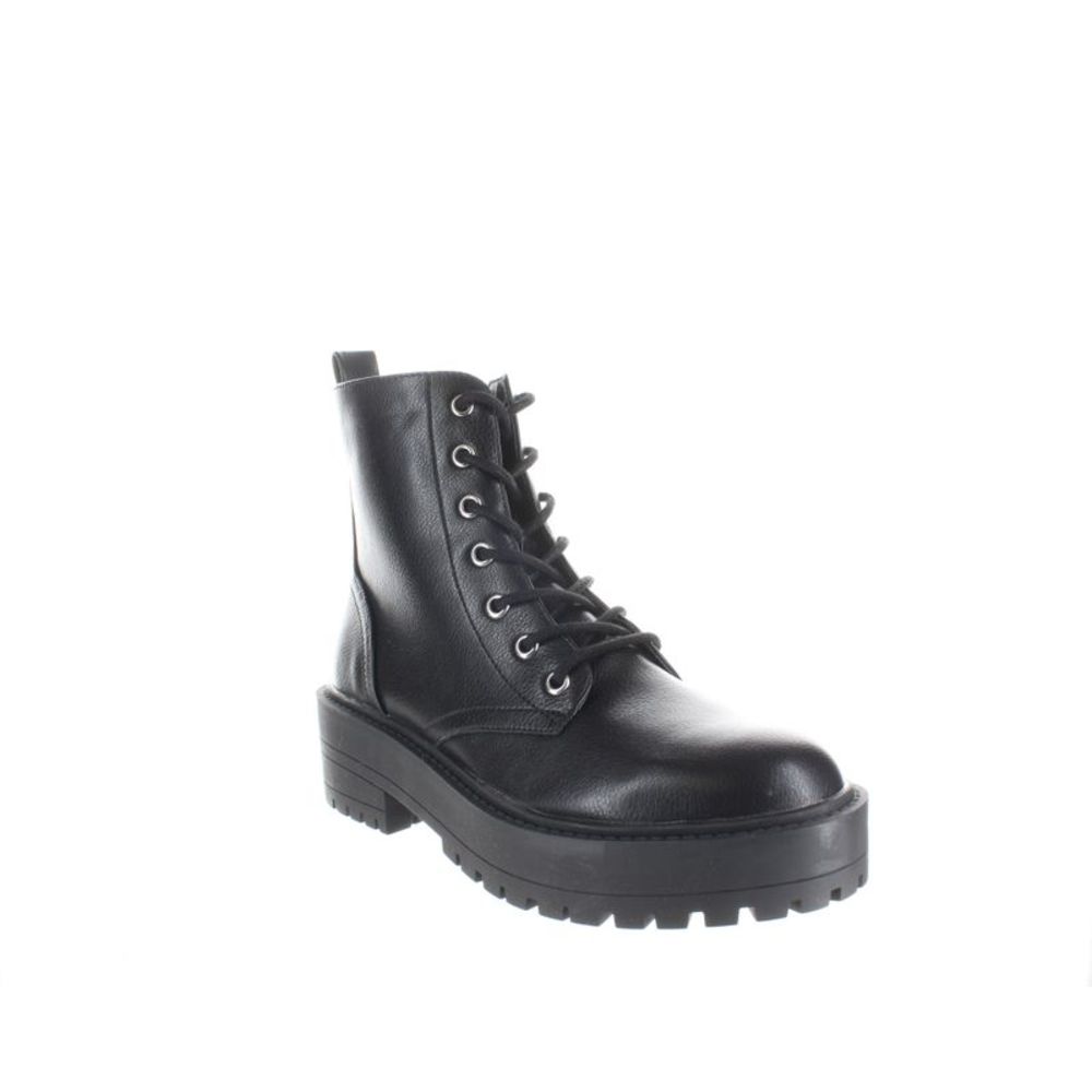 Dolce Vita Womens Primm Black Combat Boots Size 8 Medium (B, M)